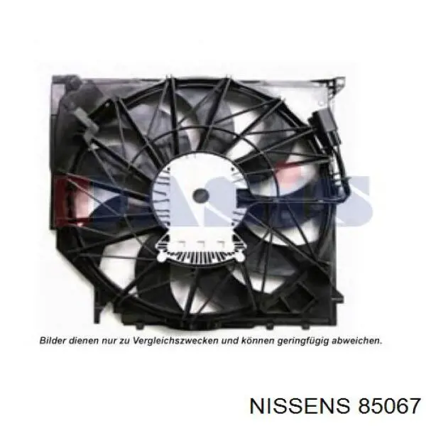 205523W3 Polcar difusor de radiador, ventilador de refrigeración, condensador del aire acondicionado, completo con motor y rodete