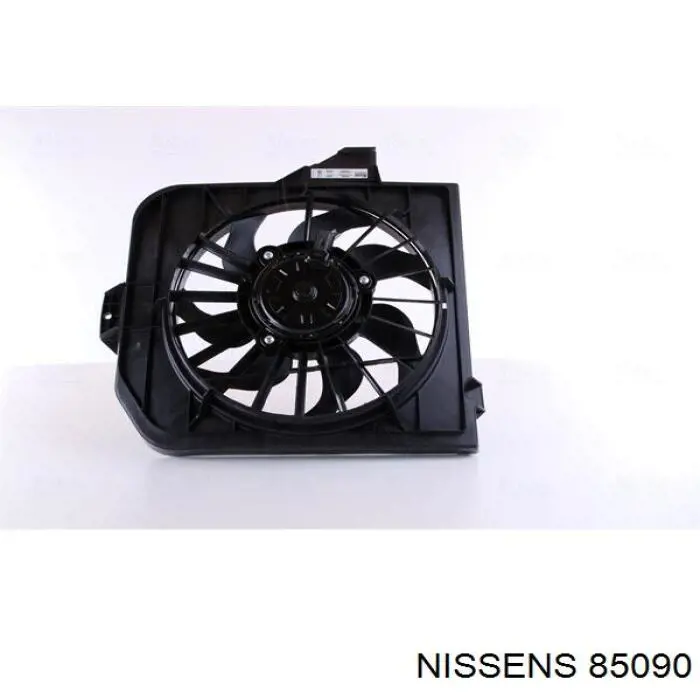 85090 Nissens ventilador (rodete +motor refrigeración del motor con electromotor derecho)