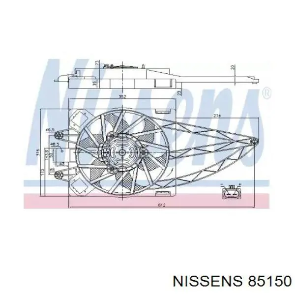 Comprar 85150 Nissens Ventilador de radiador