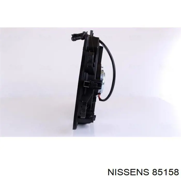 85158 Nissens difusor de radiador, ventilador de refrigeración, condensador del aire acondicionado, completo con motor y rodete
