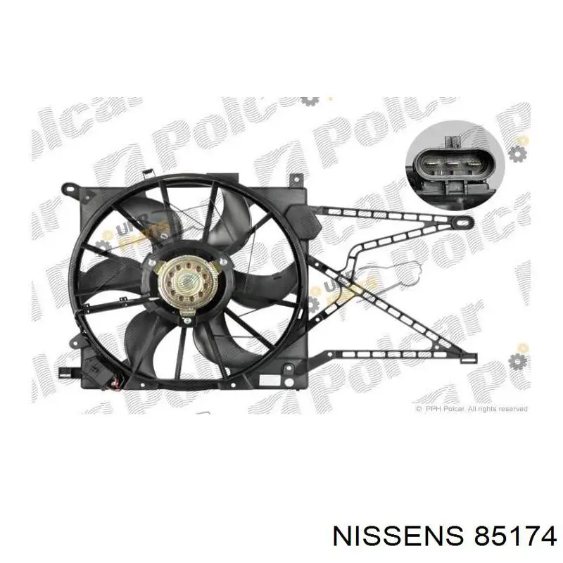 85174 Nissens ventilador del motor