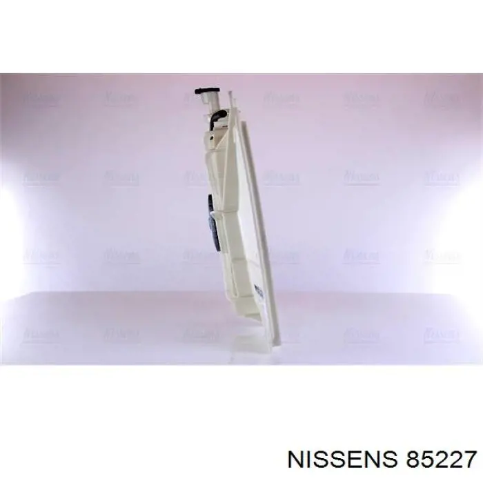 85227 Nissens difusor de radiador, ventilador de refrigeración, condensador del aire acondicionado, completo con motor y rodete
