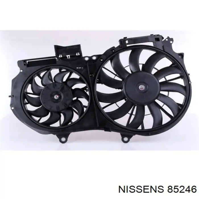 85246 Nissens ventilador (rodete +motor refrigeración del motor con electromotor, izquierdo)