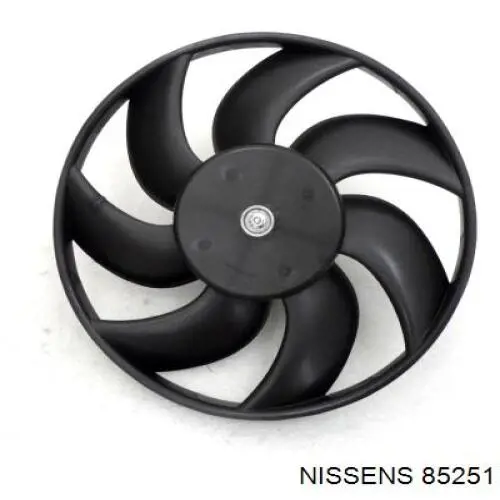 85251 Nissens ventilador (rodete +motor refrigeración del motor con electromotor completo)