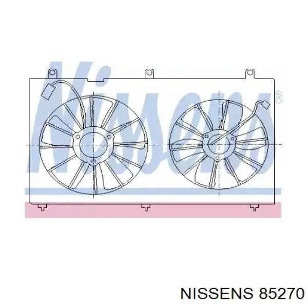 85270 Nissens ventilador del motor