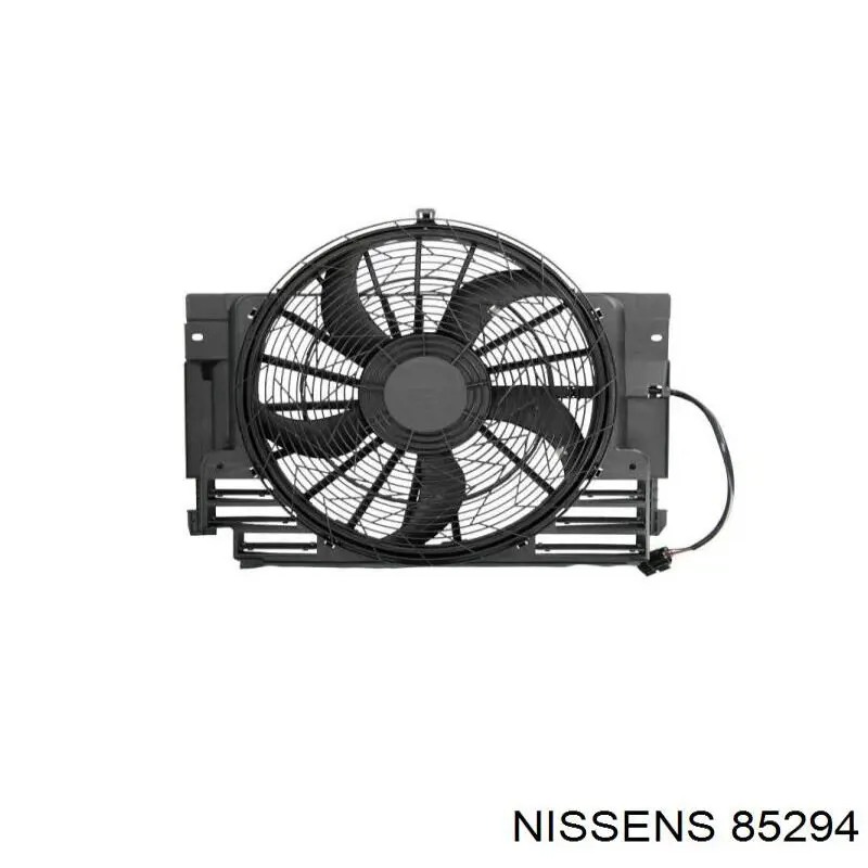 85294 Nissens difusor de radiador, aire acondicionado, completo con motor y rodete