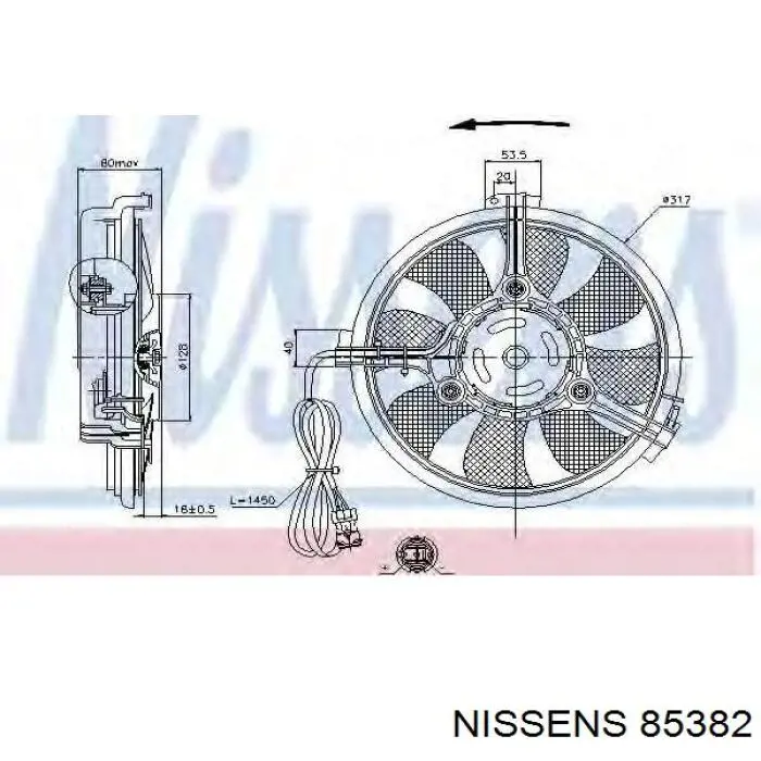 Ventilador (rodete +motor) aire acondicionado con electromotor completo para Mazda 323 (BJ)