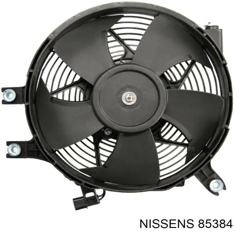 85384 Nissens difusor de radiador, aire acondicionado, completo con motor y rodete