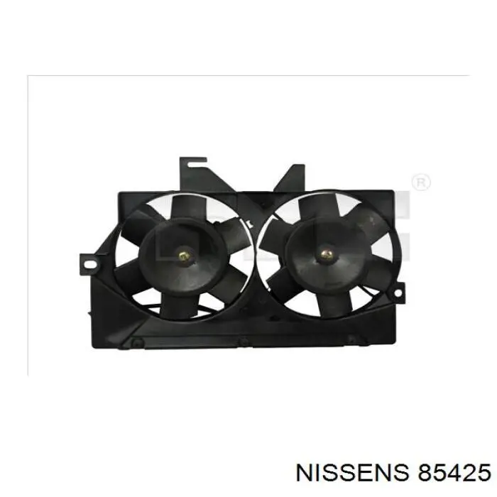 85425 Nissens difusor de radiador, aire acondicionado, completo con motor y rodete