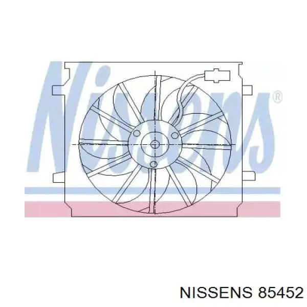 85452 Nissens ventilador del motor