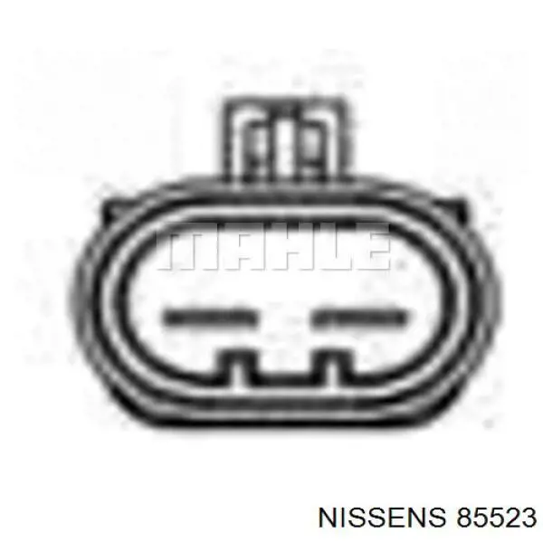Ventilador de radiador 85523 Nissens