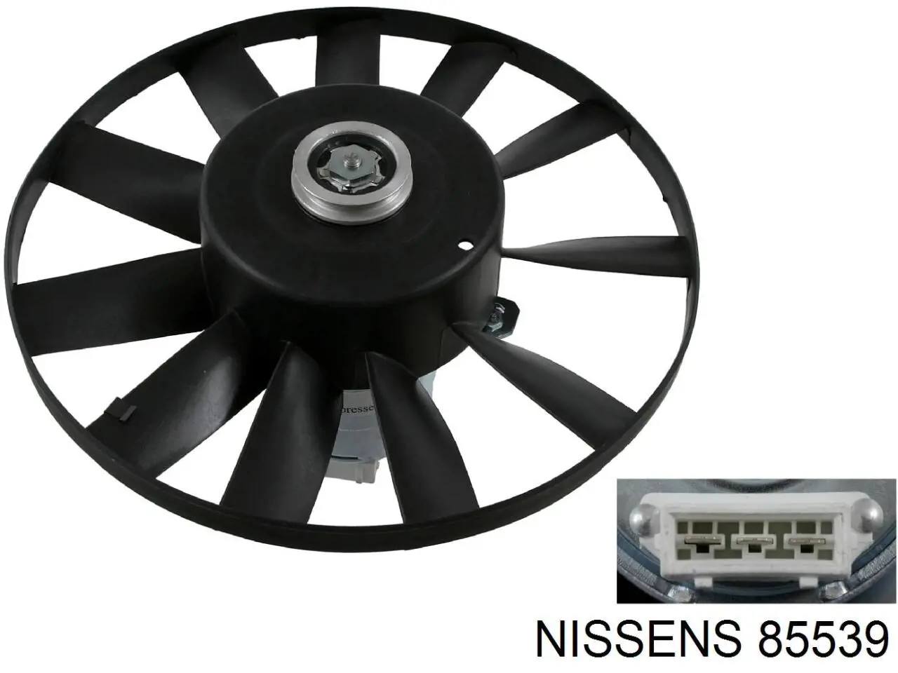 85539 Nissens motor del ventilador de enfriado