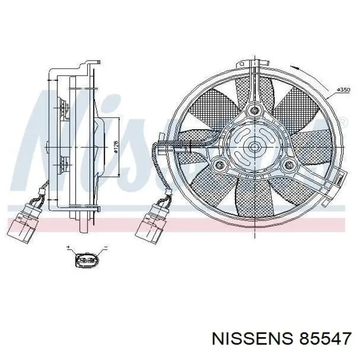 Comprar 85547 Nissens Ventilador del motor