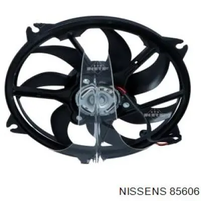 85606 Nissens ventilador (rodete +motor refrigeración del motor con electromotor, izquierdo)