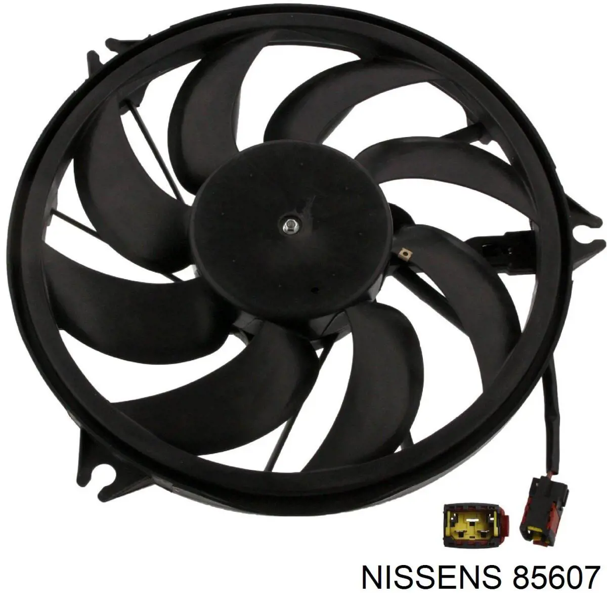 85607 Nissens ventilador (rodete +motor refrigeración del motor con electromotor completo)