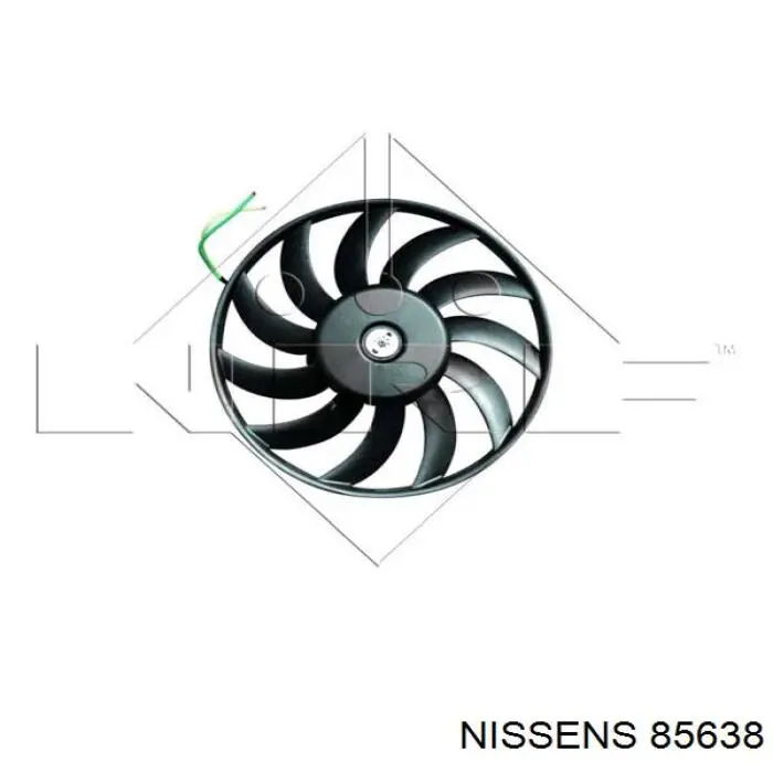 Comprar 85638 Nissens Ventilador izquierdo del radiador de refrigeración
