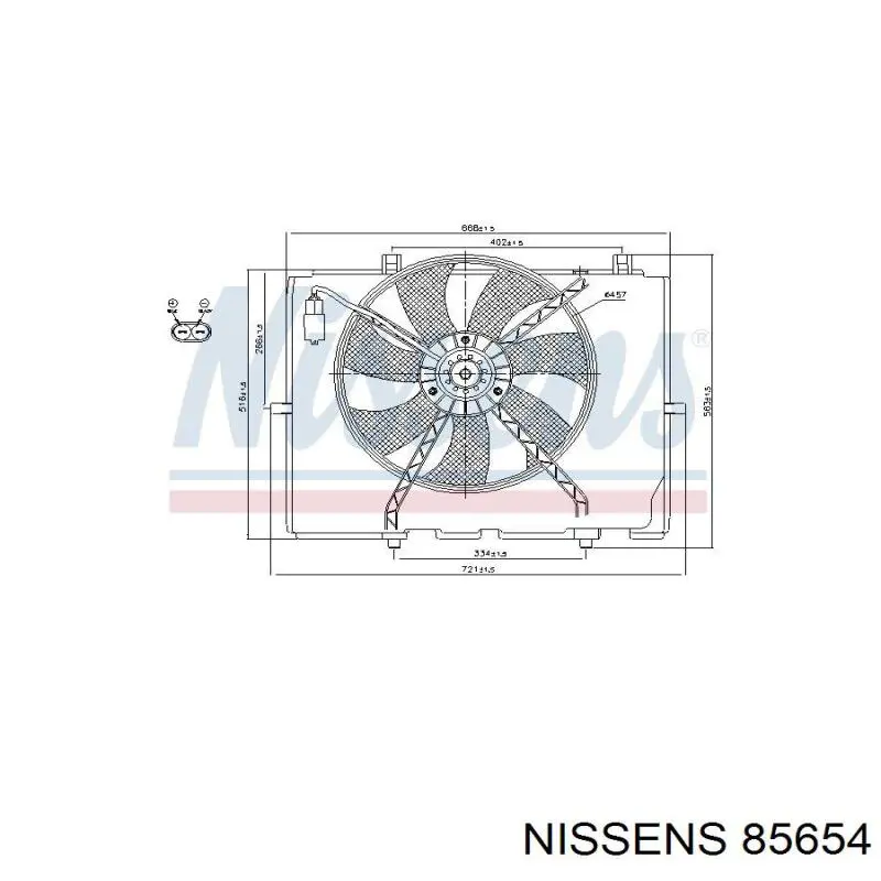 330040 ACR difusor de radiador, ventilador de refrigeración, condensador del aire acondicionado, completo con motor y rodete