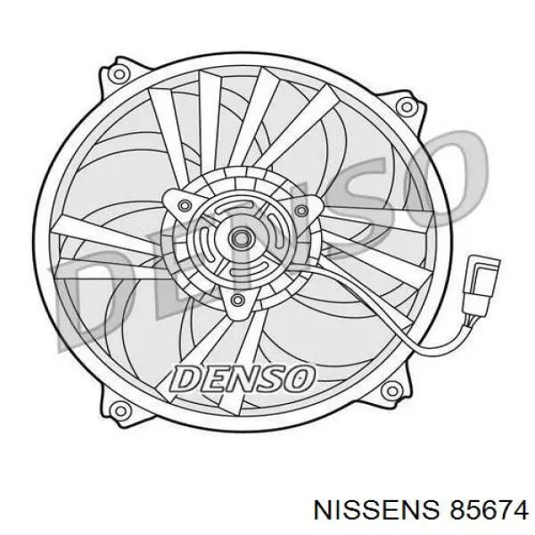 85674 Nissens ventilador del motor