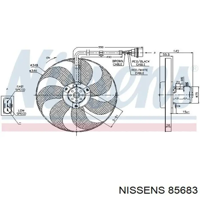 Ventilador de radiador Nissens 85683 precio, desde 64,60 EUR