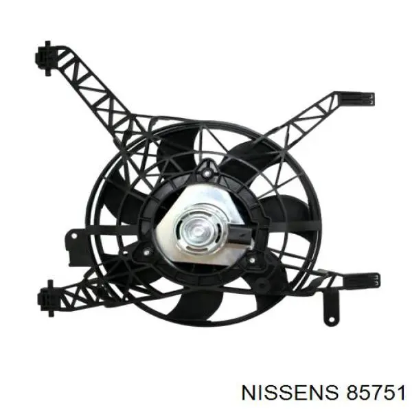 85751 Nissens ventilador (rodete +motor refrigeración del motor con electromotor completo)