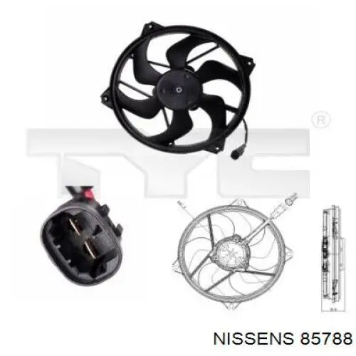 Comprar 85788 Nissens Ventilador del motor