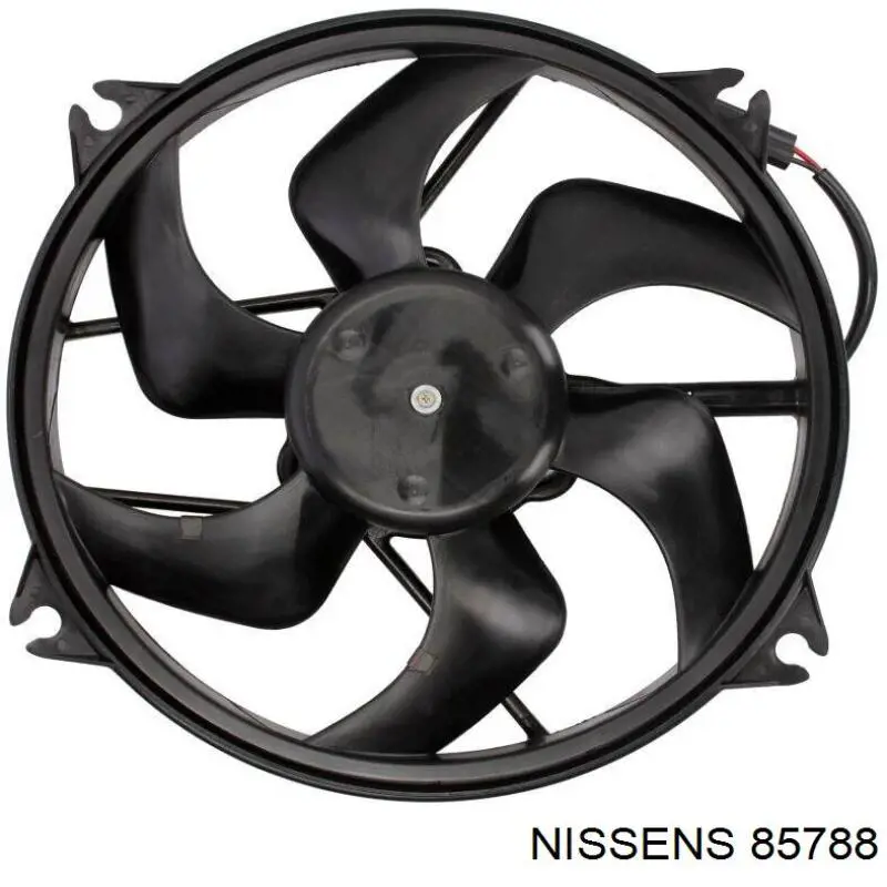 85788 Nissens ventilador (rodete +motor refrigeración del motor con electromotor completo)