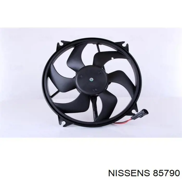 85790 Nissens ventilador (rodete +motor refrigeración del motor con electromotor completo)