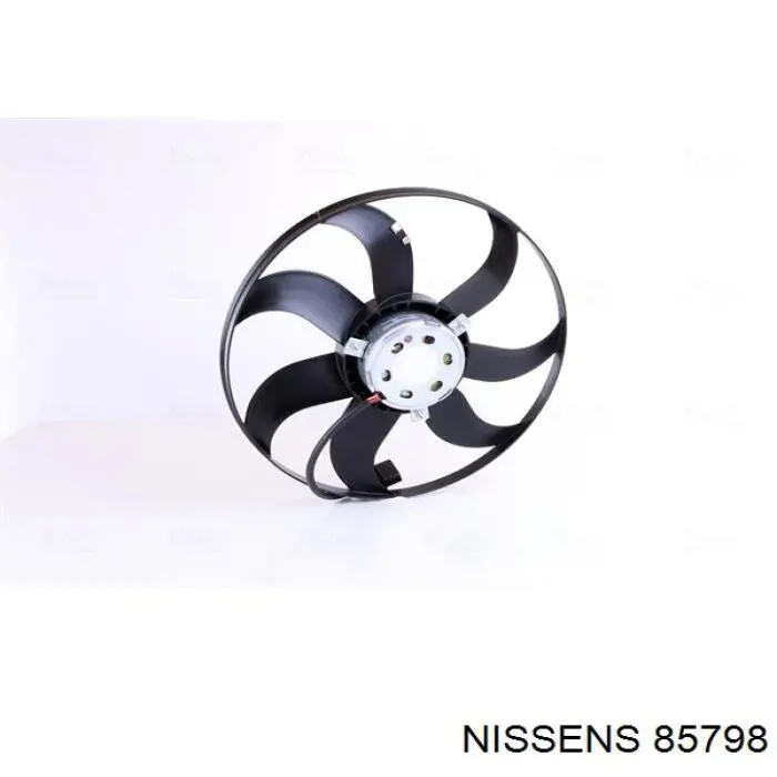 85798 Nissens ventilador (rodete +motor refrigeración del motor con electromotor completo)