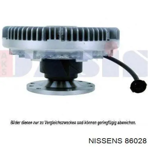 86028 Nissens embrague, ventilador del radiador