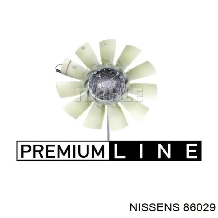 86029 Nissens rodete ventilador, refrigeración de motor