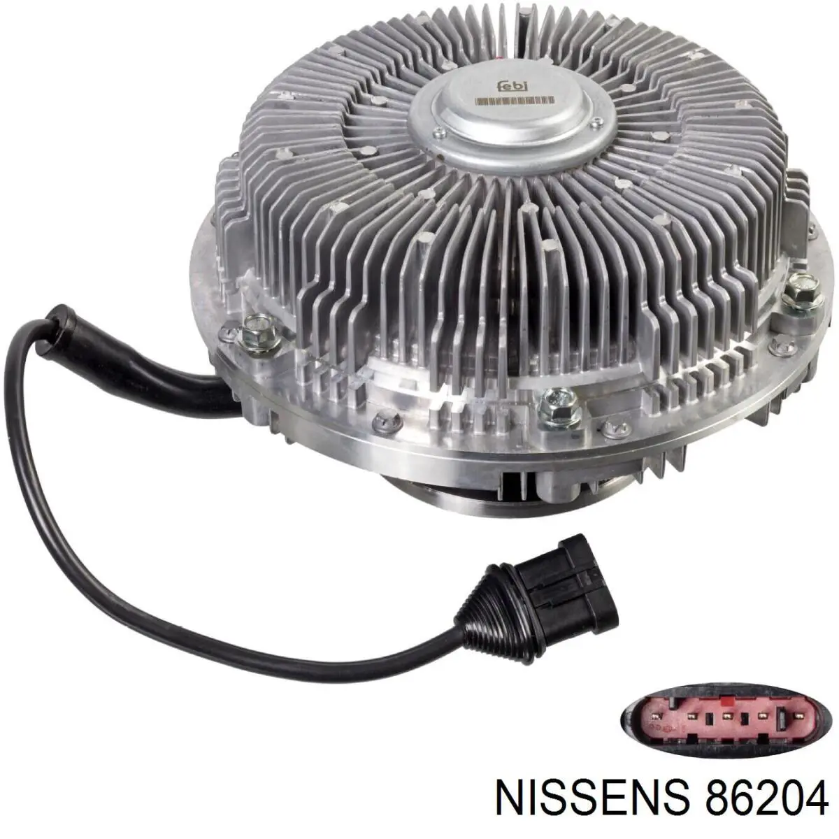 86204 Nissens rodete ventilador, refrigeración de motor