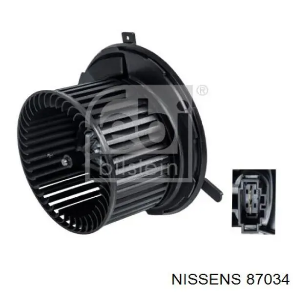 Ventilador habitáculo 87034 Nissens