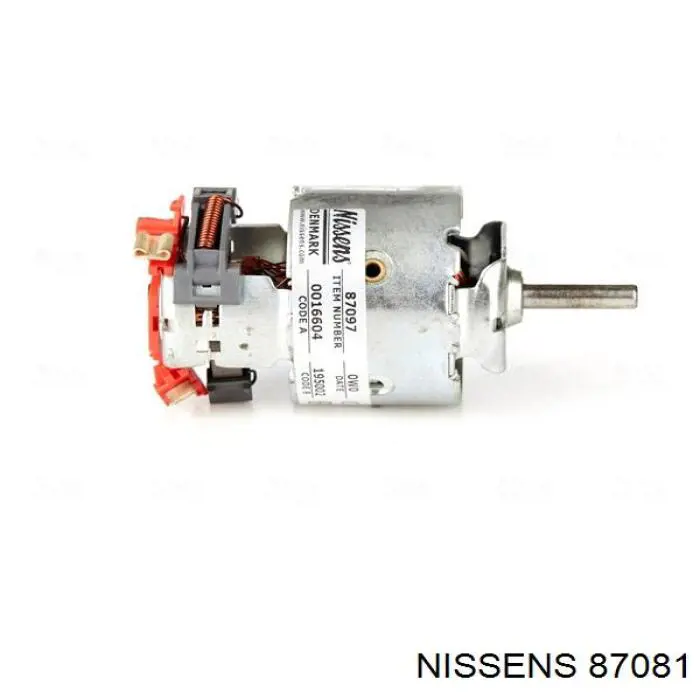 Ventilador habitáculo 87081 Nissens