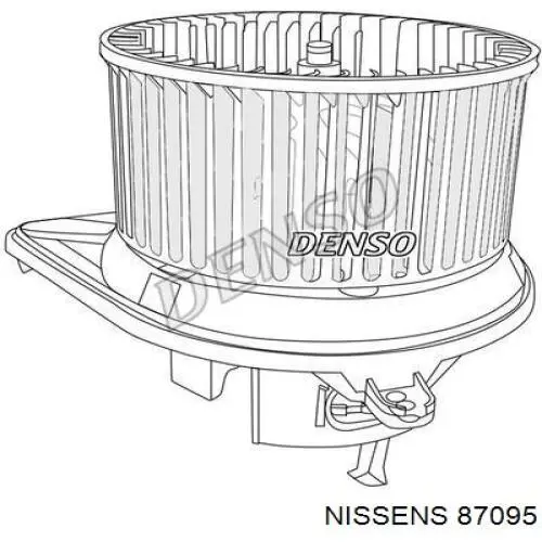 87095 Nissens ventilador habitáculo
