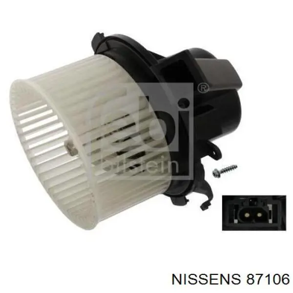 Ventilador de calefacción Nissens 87106 precio, desde 78,91 EUR