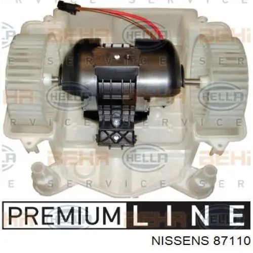 87110 Nissens motor eléctrico, ventilador habitáculo