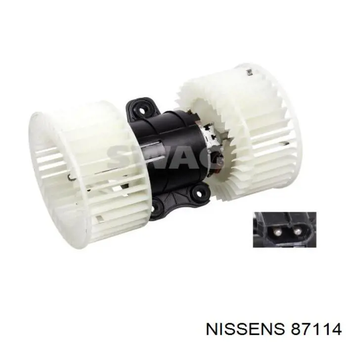 Ventilador de calefacción Nissens 87114 precio, desde 78,00 EUR
