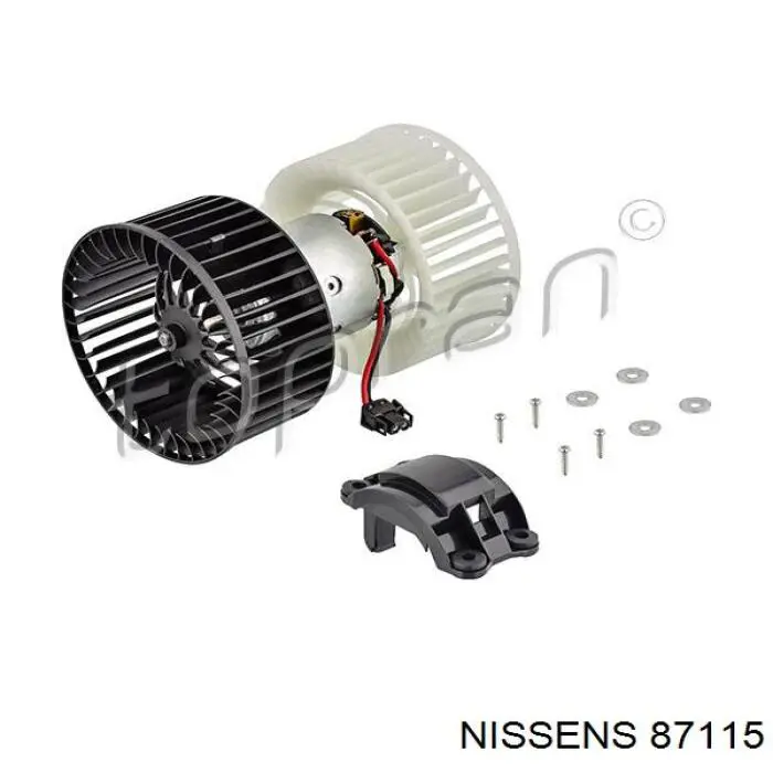87115 Nissens motor eléctrico, ventilador habitáculo