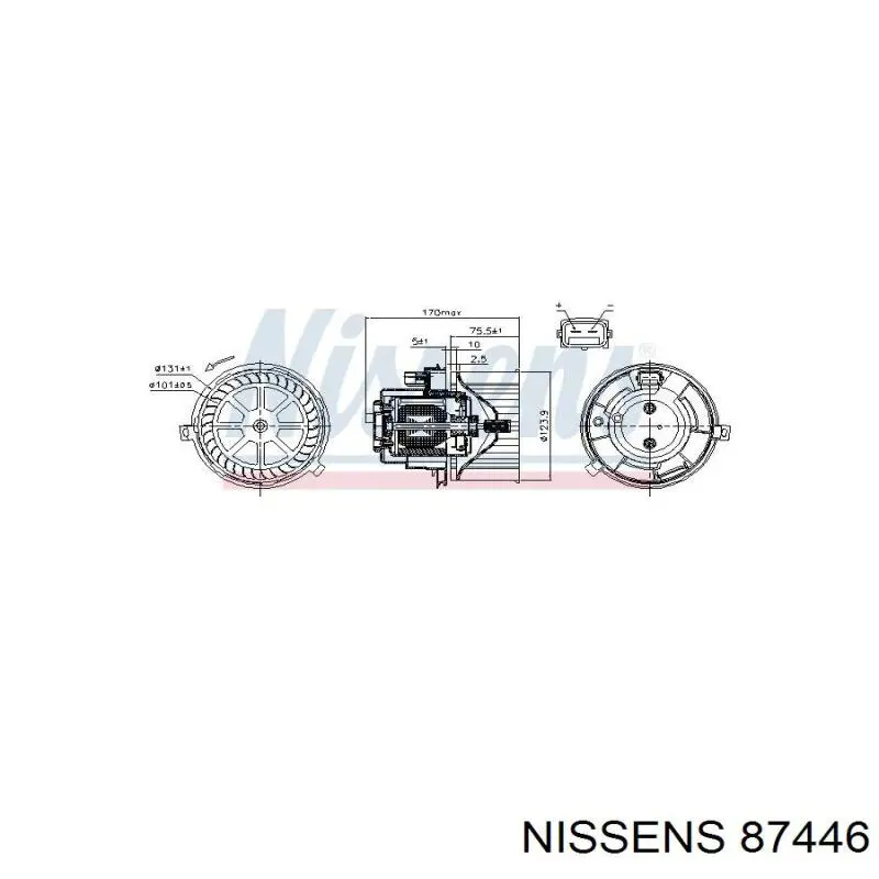 Comprar YC1H18456CA Ford Motor de calefacción