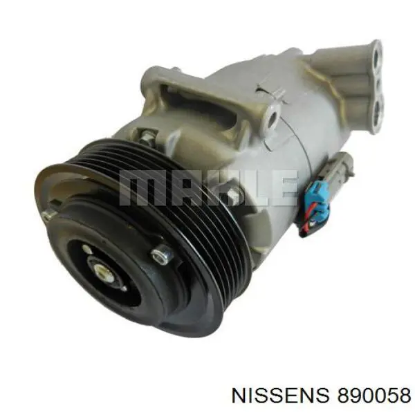 Compresor de aire acondicionado 890058 Nissens