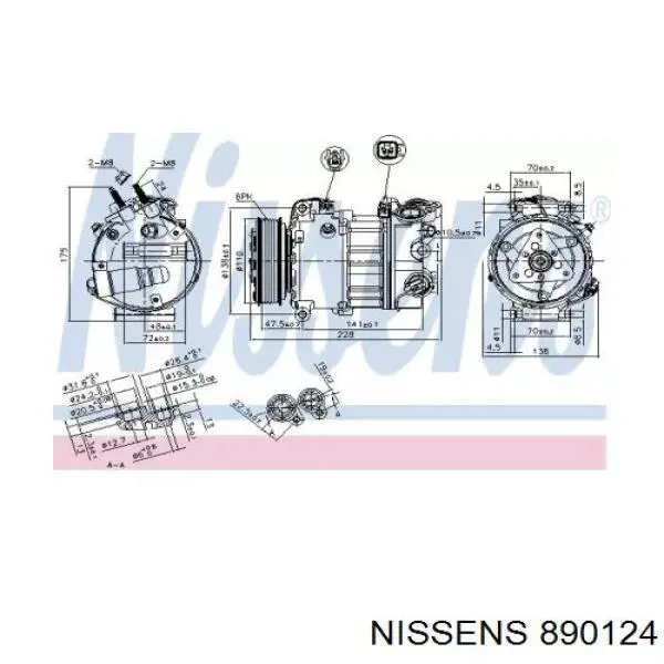 LR013934 R Land Rover compresor de aire acondicionado