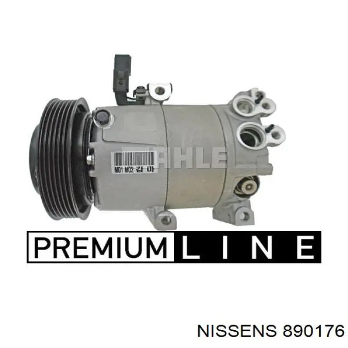 890176 Nissens Compresor climatizador
