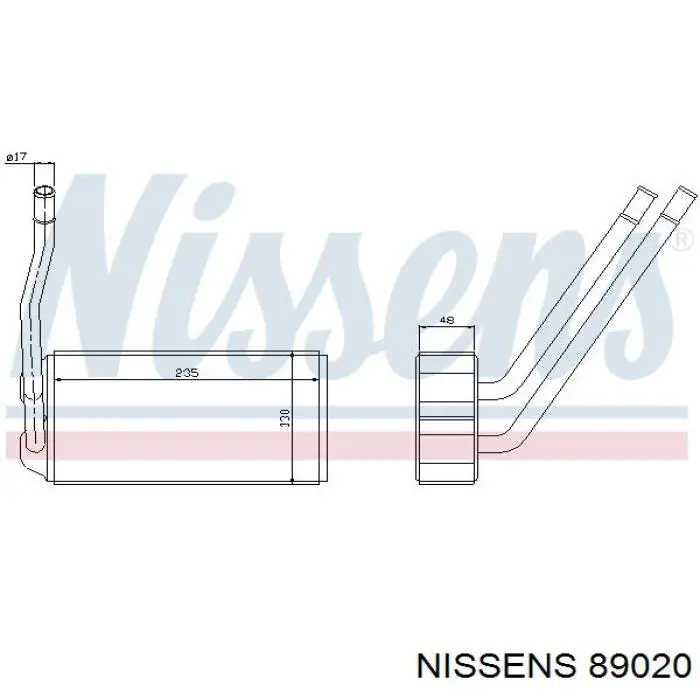 Comprar 89020 Nissens Compresor de aire acondicionado coche