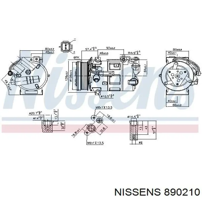 Comprar 890210 Nissens Compresor de aire acondicionado coche