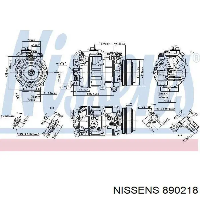 64529195978 BMW Compresor climatizador