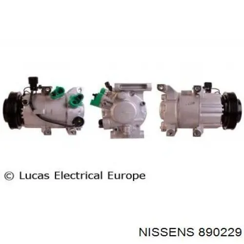 Comprar 890229 Nissens Compresor de aire acondicionado coche