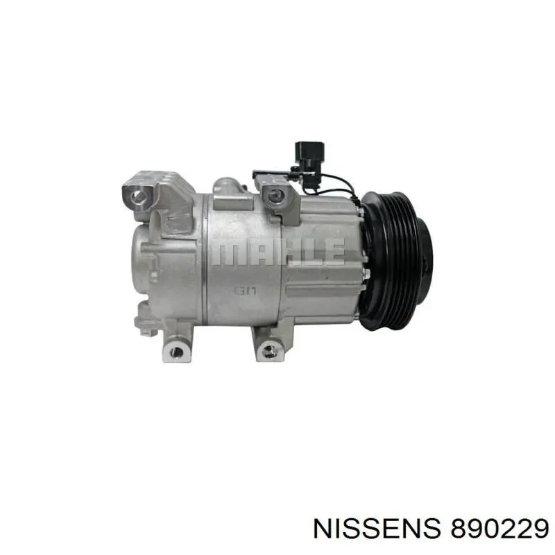 Compresor de aire acondicionado 890229 Nissens