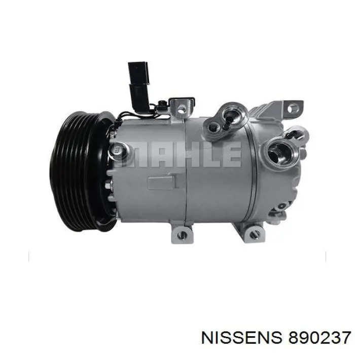 Compresor de aire acondicionado 890237 Nissens