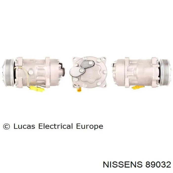 89032 Nissens compresor de aire acondicionado