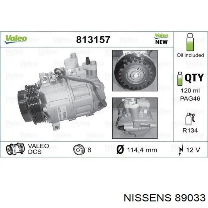 Compresor de ac Mercedes 001230161180